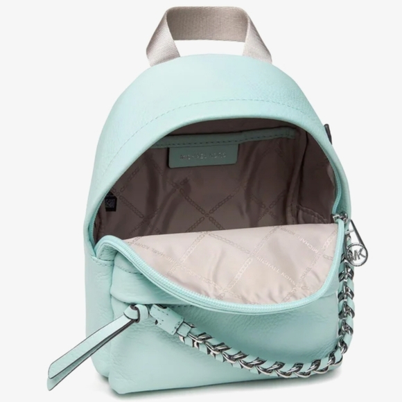 Michael Kors Slate Leather XS Convertible Backpack NWT - Picture 8 of 14